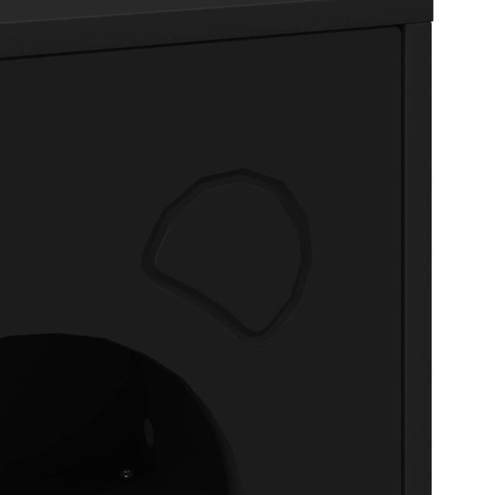 Casa pentru pisici Negru 42,5 x 40 x 53 cm Lemn compozit - WALTI WALTI