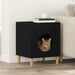 Casa pentru pisici Negru 42,5 x 40 x 53 cm Lemn compozit - WALTI WALTI
