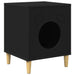 Casa pentru pisici Negru 42,5 x 40 x 53 cm Lemn compozit - WALTI WALTI