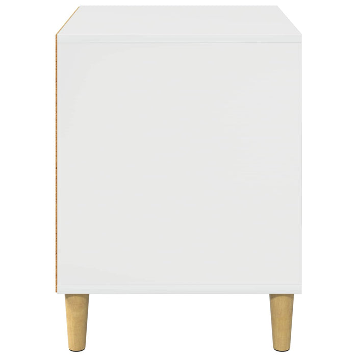 Casa pentru pisici Alb Lucios 42,5 x 40 x 53 cm Lemn compozit - WALTI WALTI