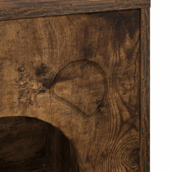 Casa pentru pisici Stejar fumuriu 42,5 x 40 x 53 cm - WALTI WALTI
