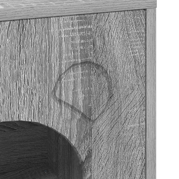 Casa pentru pisici Gri Sonoma 42,5 x 40 x 53 cm Lemn compozit - WALTI WALTI