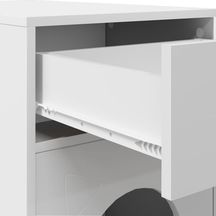 Casa pentru pisici Alb 72 x 42.5 x 70 cm Lemn compozit - WALTI WALTI