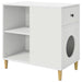 Casa pentru pisici Alb 72 x 42.5 x 70 cm Lemn compozit - WALTI WALTI