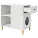 Casa pentru pisici Alb 72 x 42.5 x 70 cm Lemn compozit - WALTI WALTI