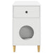 Casa pentru pisici Alb 72 x 42.5 x 70 cm Lemn compozit - WALTI WALTI