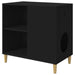 Casa pentru pisici Negru 72 x 42.5 x 70 cm Lemn compozit - WALTI WALTI