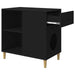 Casa pentru pisici Negru 72 x 42.5 x 70 cm Lemn compozit - WALTI WALTI
