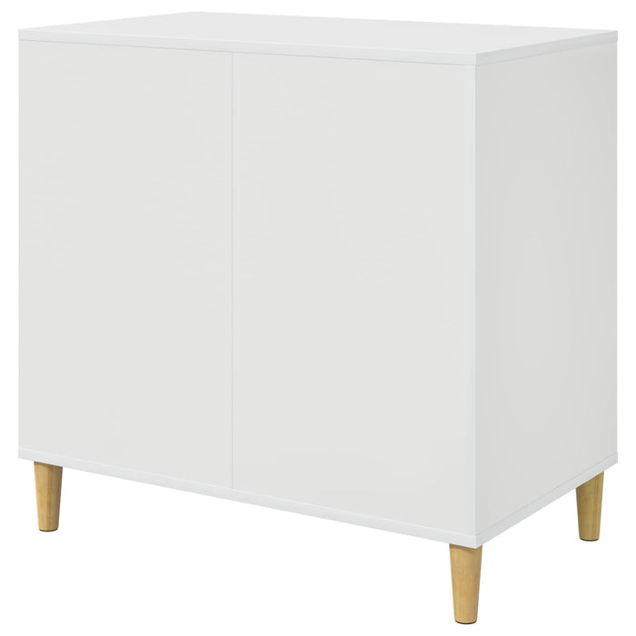 Casa pentru pisici Alb Lucios 72 x 42.5 x 70 cm Lemn compozit - WALTI WALTI