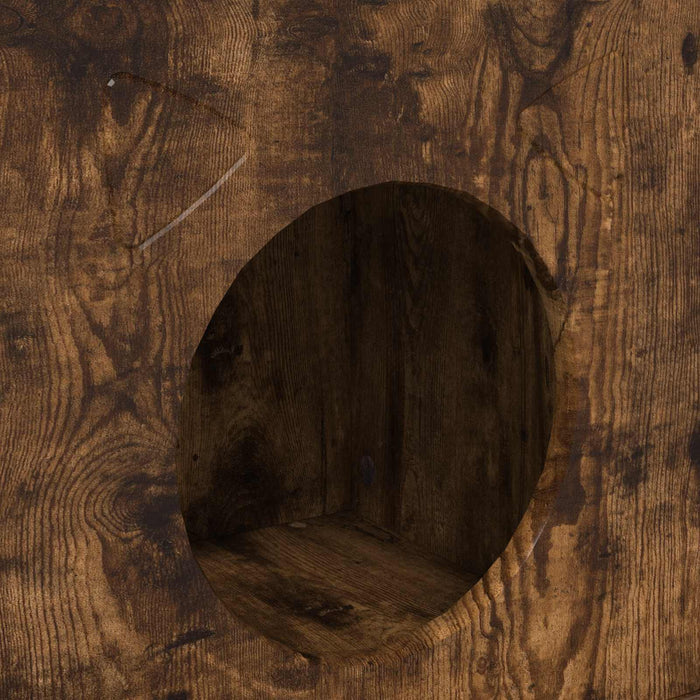 Casa pentru pisici Stejar fumuriu 72 x 42.5 x 70 cm - WALTI WALTI