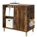 Casa pentru pisici Stejar fumuriu 72 x 42.5 x 70 cm - WALTI WALTI