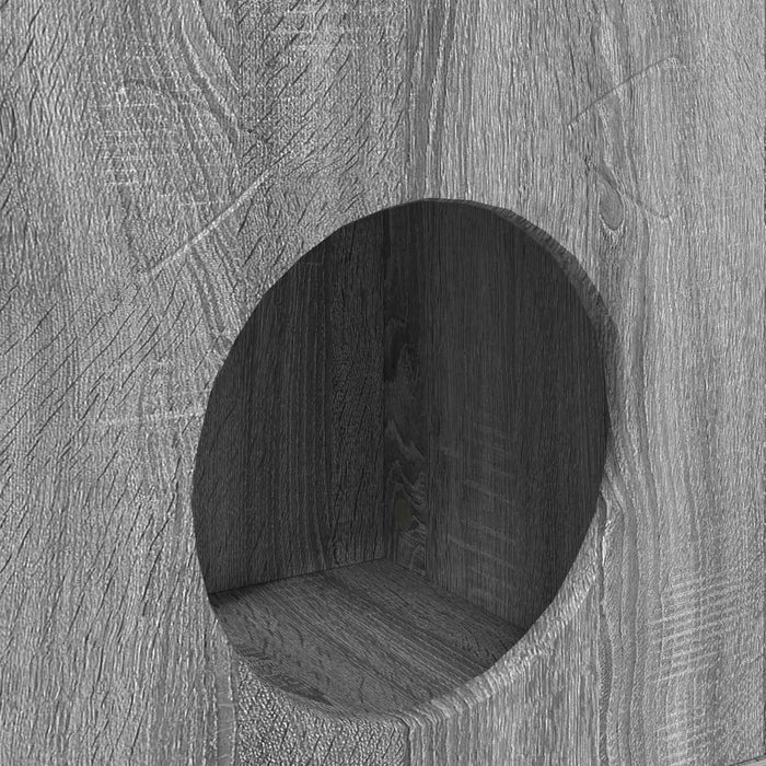 Casa pentru pisici Gri Sonoma 72 x 42.5 x 70 cm Lemn compozit - WALTI WALTI