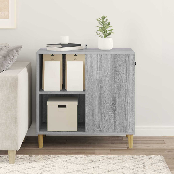 Casa pentru pisici Gri Sonoma 72 x 42.5 x 70 cm Lemn compozit - WALTI WALTI