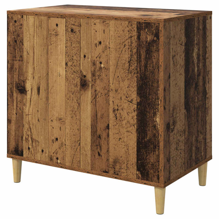 Casa pentru pisici Lemn vechi 72 x 42.5 x 70 cm Lemn compozit - WALTI WALTI
