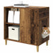 Casa pentru pisici Lemn vechi 72 x 42.5 x 70 cm Lemn compozit - WALTI WALTI