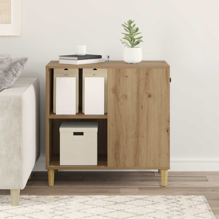 Casa pentru pisici Stejar artizanal 72 x 42.5 x 70 cm - WALTI WALTI