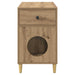Casa pentru pisici Stejar artizanal 72 x 42.5 x 70 cm - WALTI WALTI