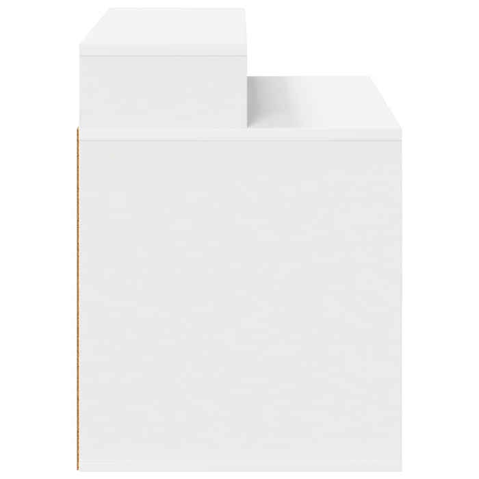 Casa pentru pisici Alb 42,5 x 40 x 53,5 cm Lemn compozit - WALTI WALTI