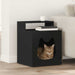 Casa pentru pisici Negru 42,5 x 40 x 53,5 cm Lemn compozit - WALTI WALTI