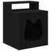 Casa pentru pisici Negru 42,5 x 40 x 53,5 cm Lemn compozit - WALTI WALTI
