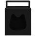 Casa pentru pisici Negru 42,5 x 40 x 53,5 cm Lemn compozit - WALTI WALTI