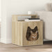 Casa pentru pisici Sonoma 42,5 x 40 x 53,5 cm Lemn compozit - WALTI WALTI