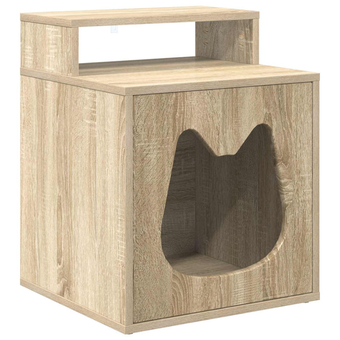 Casa pentru pisici Sonoma 42,5 x 40 x 53,5 cm Lemn compozit - WALTI WALTI
