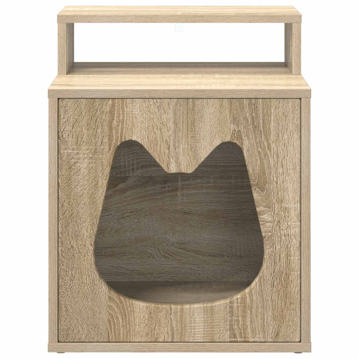 Casa pentru pisici Sonoma 42,5 x 40 x 53,5 cm Lemn compozit - WALTI WALTI