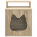 Casa pentru pisici Sonoma 42,5 x 40 x 53,5 cm Lemn compozit - WALTI WALTI