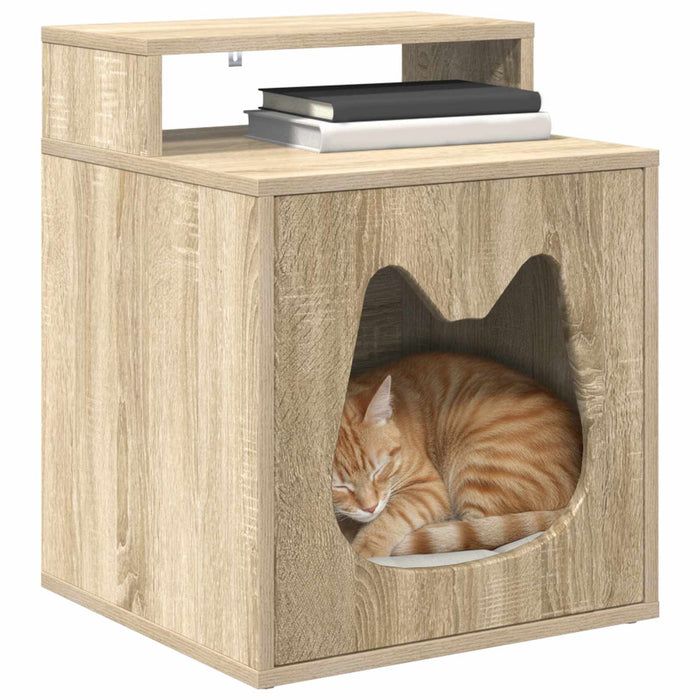 Casa pentru pisici Sonoma 42,5 x 40 x 53,5 cm Lemn compozit - WALTI WALTI