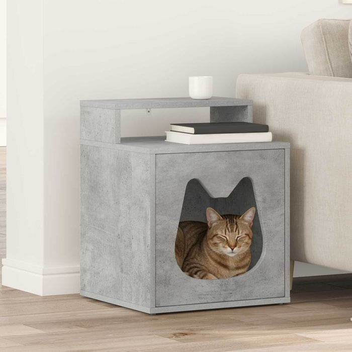 Casa pentru pisici Beton 42,5 x 40 x 53,5 cm Lemn compozit - WALTI WALTI