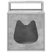 Casa pentru pisici Beton 42,5 x 40 x 53,5 cm Lemn compozit - WALTI WALTI