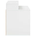 Casa pentru pisici Alb Lucios 42,5 x 40 x 53,5 cm Lemn compozit - WALTI WALTI