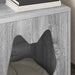 Casa pentru pisici Gri Sonoma 42,5 x 40 x 53,5 cm Lemn compozit - WALTI WALTI