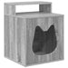 Casa pentru pisici Gri Sonoma 42,5 x 40 x 53,5 cm Lemn compozit - WALTI WALTI