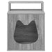 Casa pentru pisici Gri Sonoma 42,5 x 40 x 53,5 cm Lemn compozit - WALTI WALTI
