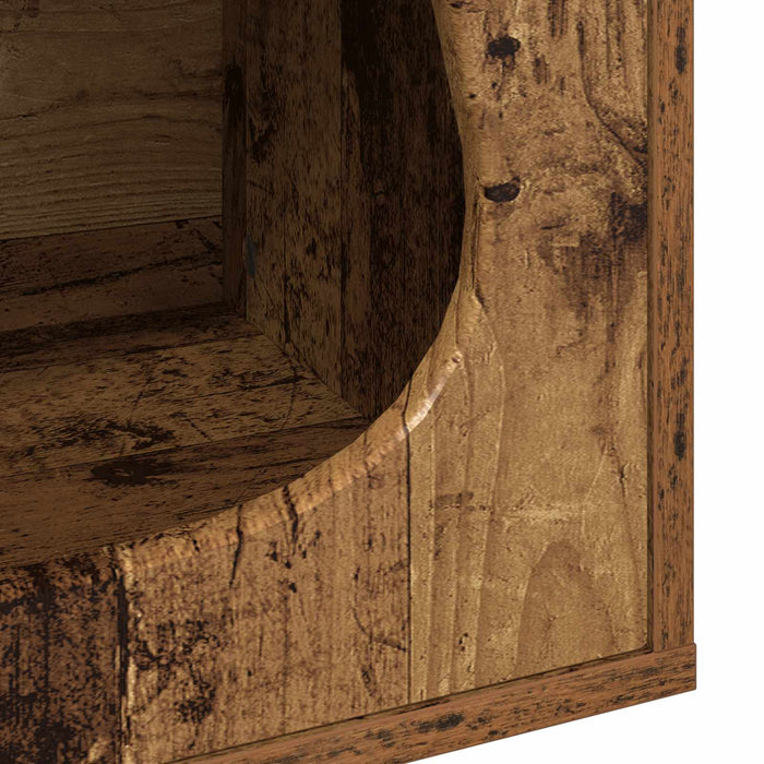 Casa pentru pisici Lemn vechi 42,5 x 40 x 53,5 cm Lemn compozit - WALTI WALTI