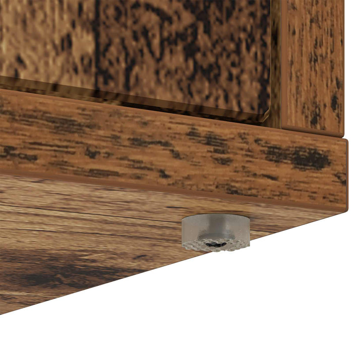 Casa pentru pisici Lemn vechi 42,5 x 40 x 53,5 cm Lemn compozit - WALTI WALTI