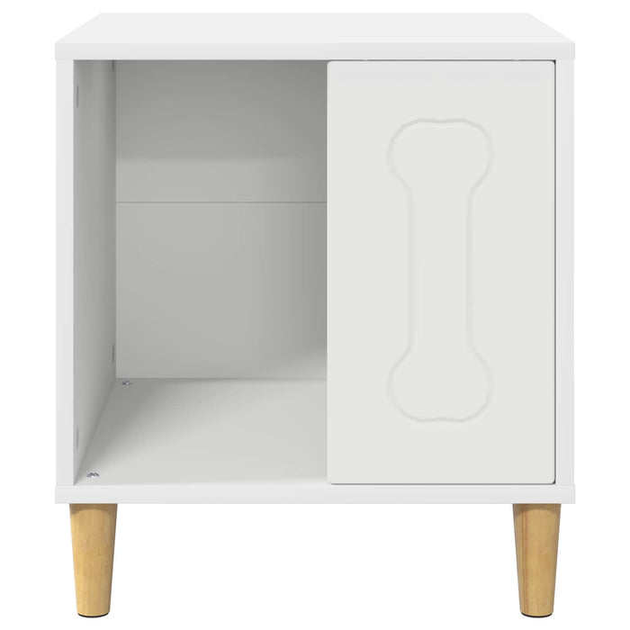 Casă pentru câini Alb 44 x 42 x 49 cm Lemn compozit - WALTI WALTI