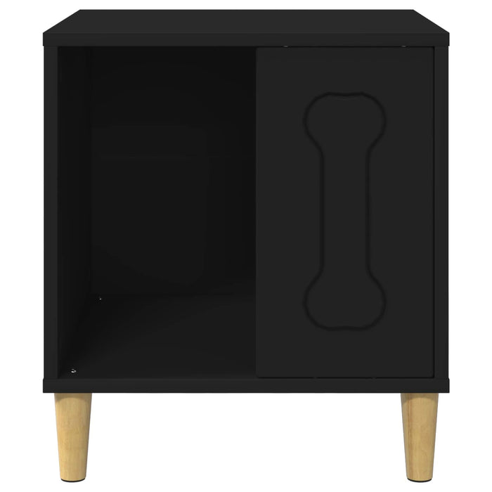 Casă pentru câini Negru 44 x 42 x 49 cm Lemn compozit - WALTI WALTI