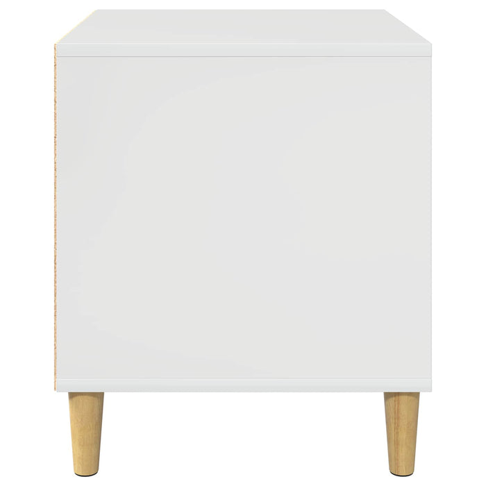 Casă pentru câini Alb Lucios 44 x 42 x 49 cm Lemn compozit - WALTI WALTI