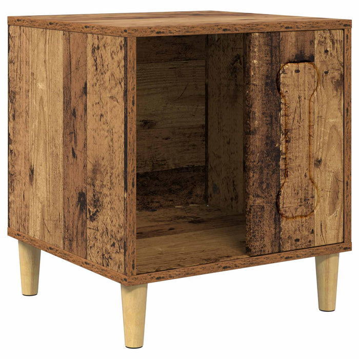 Casă pentru câini Lemn vechi 44 x 42 x 49 cm Lemn compozit - WALTI WALTI