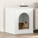Casa pentru pisici Alb 53 x 52 x 62 cm Lemn compozit - WALTI WALTI