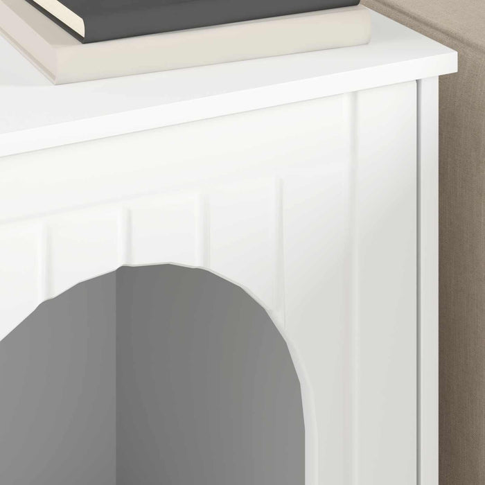 Casa pentru pisici Alb 53 x 52 x 62 cm Lemn compozit - WALTI WALTI