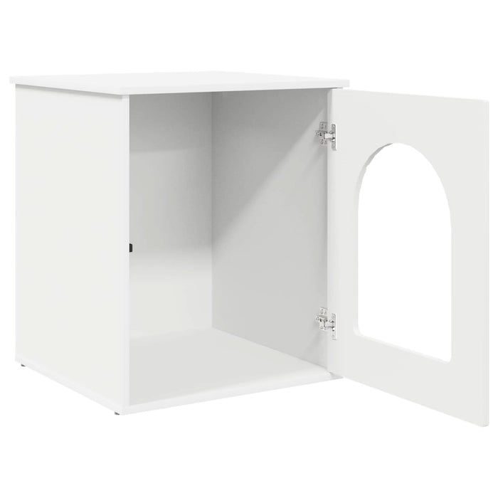 Casa pentru pisici Alb 53 x 52 x 62 cm Lemn compozit - WALTI WALTI