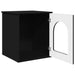 Casa pentru pisici Negru 53 x 52 x 62 cm Lemn compozit - WALTI WALTI