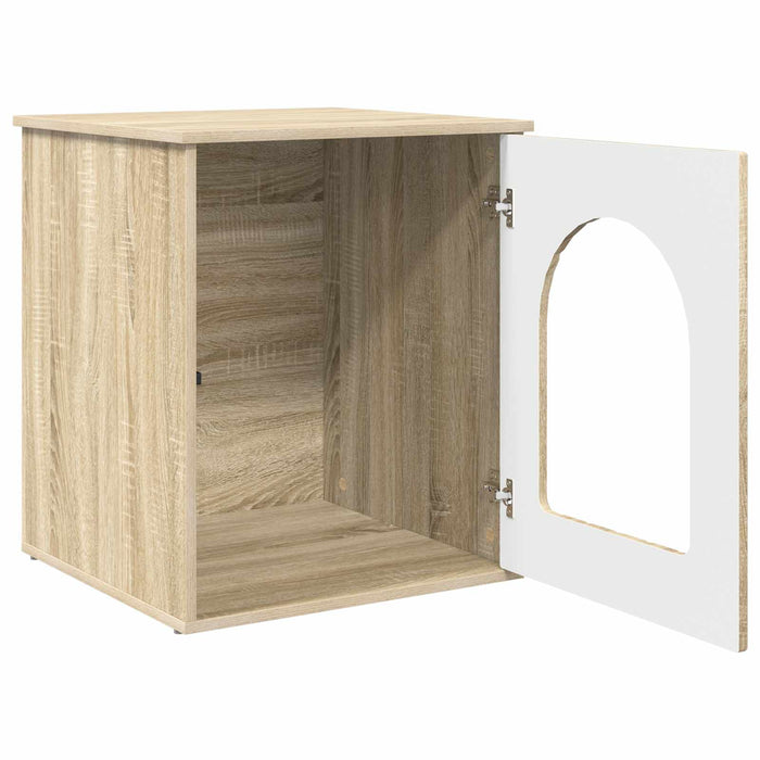 Casa pentru pisici Sonoma 53 x 52 x 62 cm Lemn compozit - WALTI WALTI