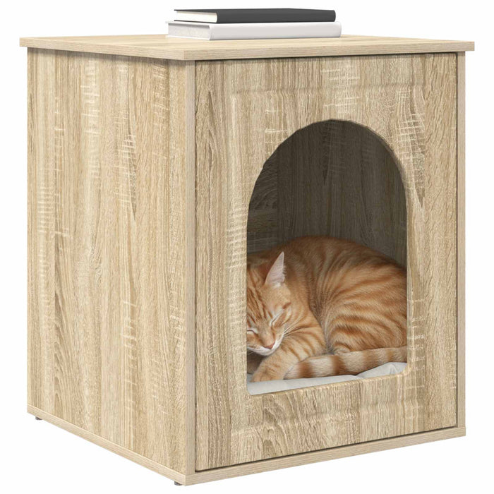 Casa pentru pisici Sonoma 53 x 52 x 62 cm Lemn compozit - WALTI WALTI