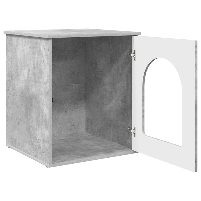 Casa pentru pisici Beton 53 x 52 x 62 cm Lemn compozit - WALTI WALTI