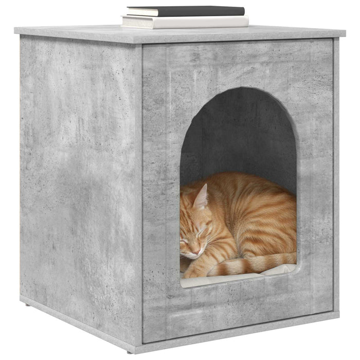 Casa pentru pisici Beton 53 x 52 x 62 cm Lemn compozit - WALTI WALTI